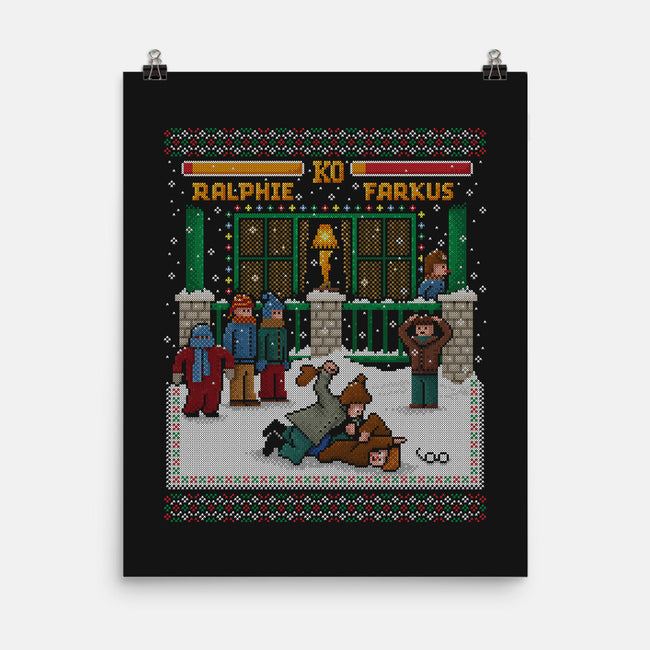 A Christmas Fight-None-Matte-Poster-kg07