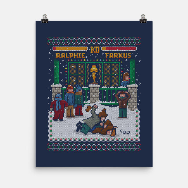 A Christmas Fight-None-Matte-Poster-kg07