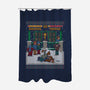 A Christmas Fight-None-Polyester-Shower Curtain-kg07