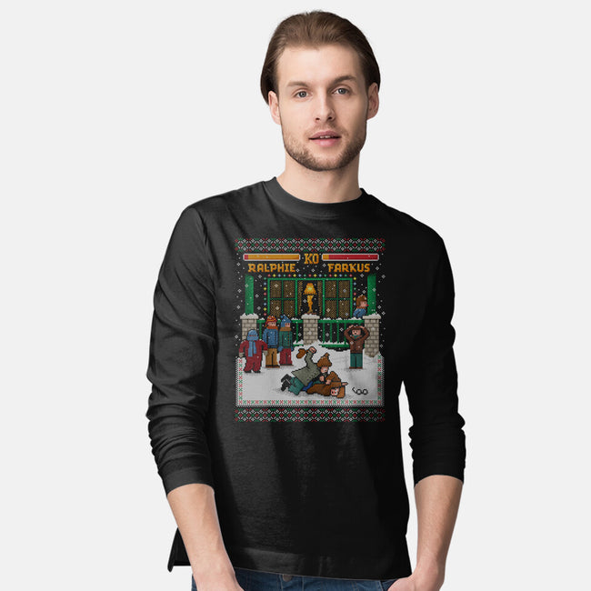 A Christmas Fight-Mens-Long Sleeved-Tee-kg07