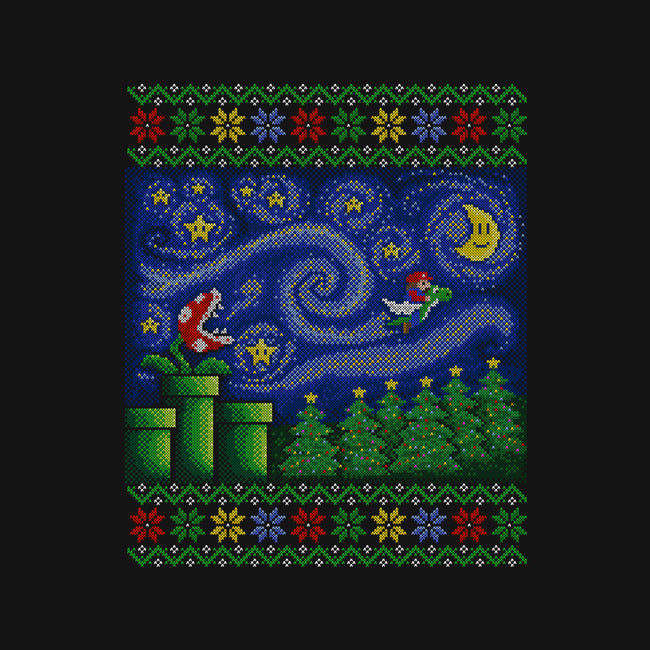 Starry Christmas Flight-Youth-Crew Neck-Sweatshirt-kg07
