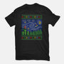 Starry Christmas Flight-Mens-Basic-Tee-kg07
