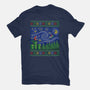Starry Christmas Flight-Mens-Basic-Tee-kg07