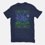 Starry Christmas Flight-Mens-Heavyweight-Tee-kg07