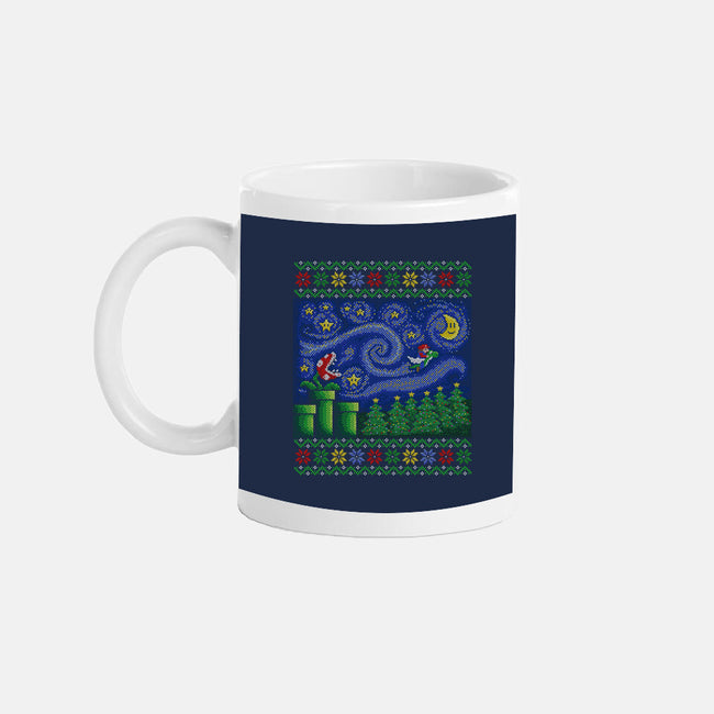 Starry Christmas Flight-None-Mug-Drinkware-kg07