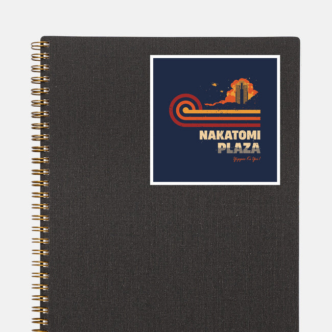 Retro Vintage Nakatomi-None-Glossy-Sticker-retrodivision