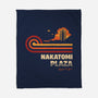 Retro Vintage Nakatomi-None-Fleece-Blanket-retrodivision