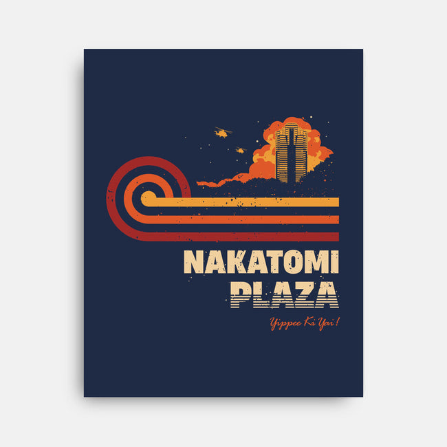 Retro Vintage Nakatomi-None-Stretched-Canvas-retrodivision