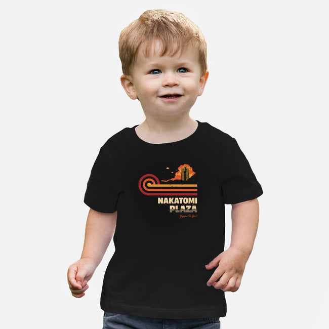 Retro Vintage Nakatomi-Baby-Basic-Tee-retrodivision