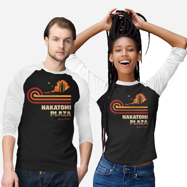 Retro Vintage Nakatomi-Unisex-Baseball-Tee-retrodivision