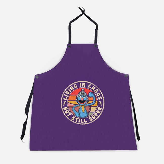 Living In Chaos But Still Super-Unisex-Kitchen-Apron-NMdesign
