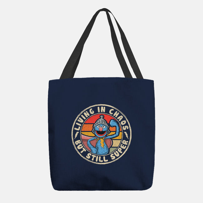 Living In Chaos But Still Super-None-Basic Tote-Bag-NMdesign