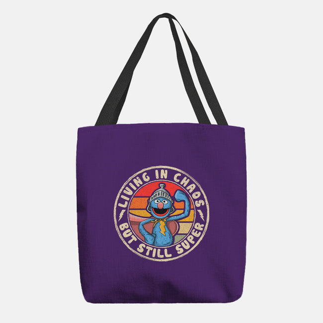 Living In Chaos But Still Super-None-Basic Tote-Bag-NMdesign