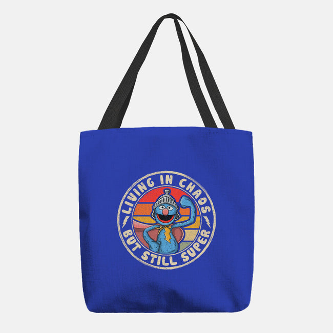 Living In Chaos But Still Super-None-Basic Tote-Bag-NMdesign