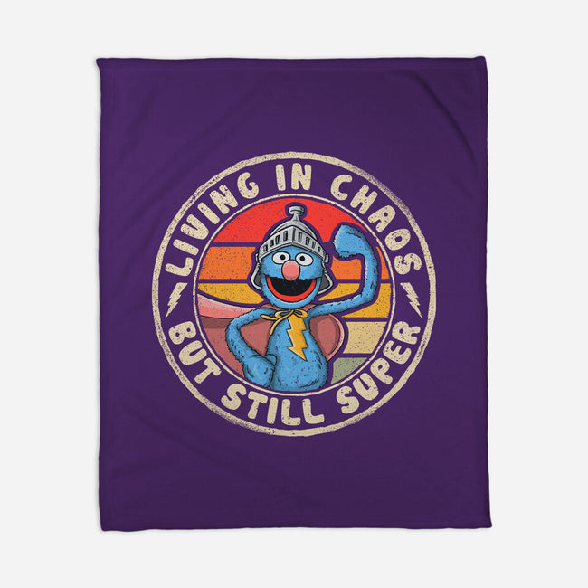 Living In Chaos But Still Super-None-Fleece-Blanket-NMdesign