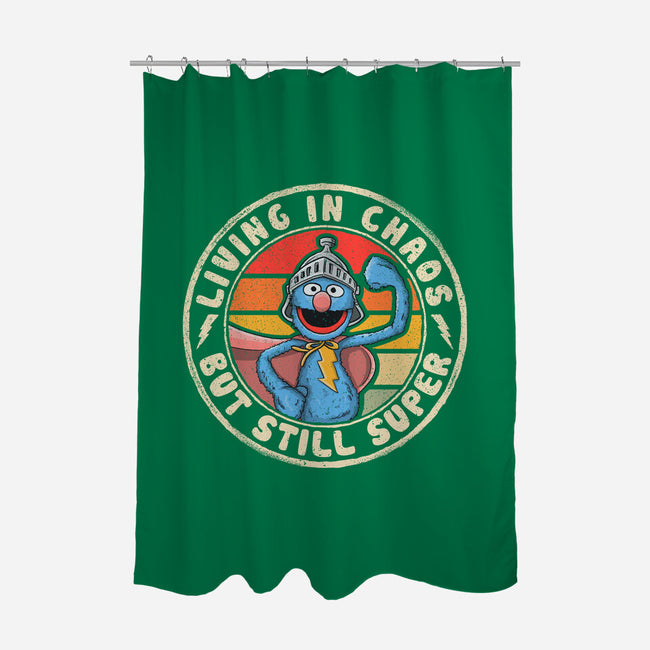 Living In Chaos But Still Super-None-Polyester-Shower Curtain-NMdesign