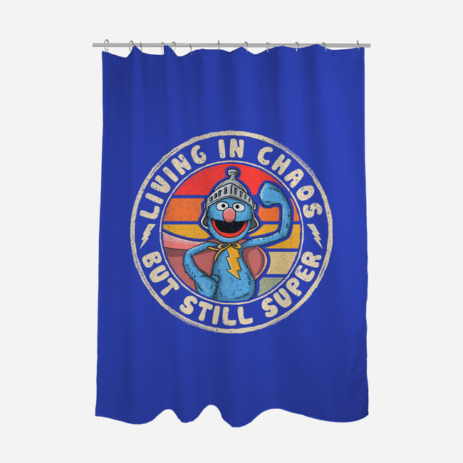 Living In Chaos But Still Super-None-Polyester-Shower Curtain-NMdesign