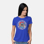 Living In Chaos But Still Super-Womens-Basic-Tee-NMdesign