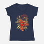 Glow Of Hope-Womens-V-Neck-Tee-Estudio Horta