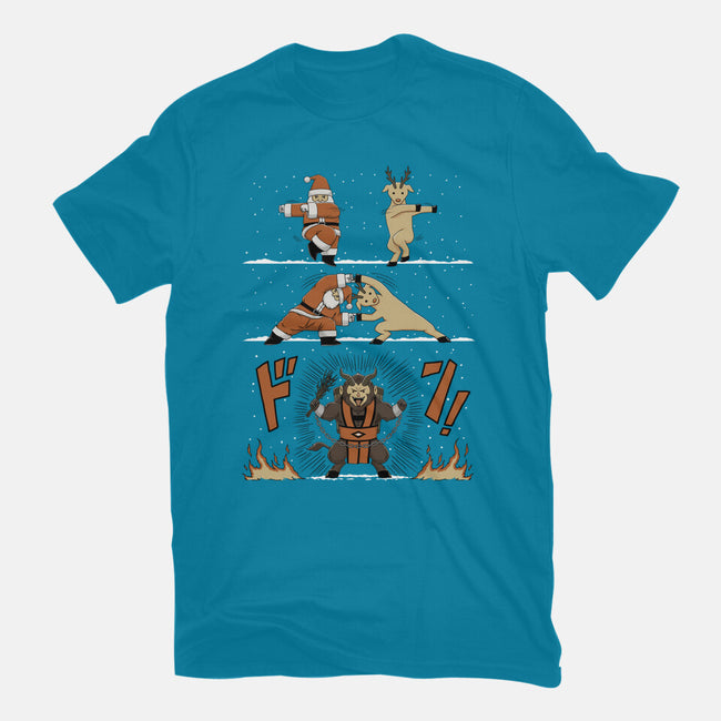 Christmas Fusion-Womens-Fitted-Tee-pigboom