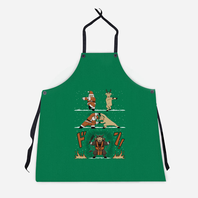 Christmas Fusion-Unisex-Kitchen-Apron-pigboom