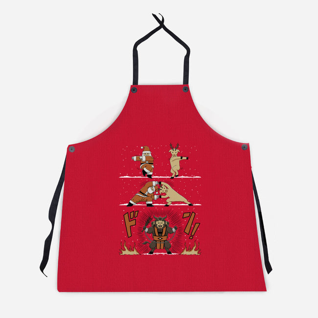 Christmas Fusion-Unisex-Kitchen-Apron-pigboom