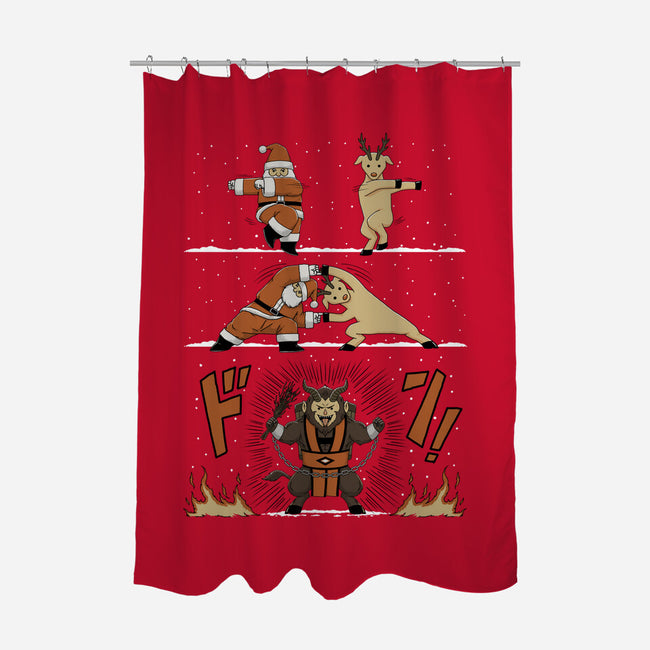 Christmas Fusion-None-Polyester-Shower Curtain-pigboom