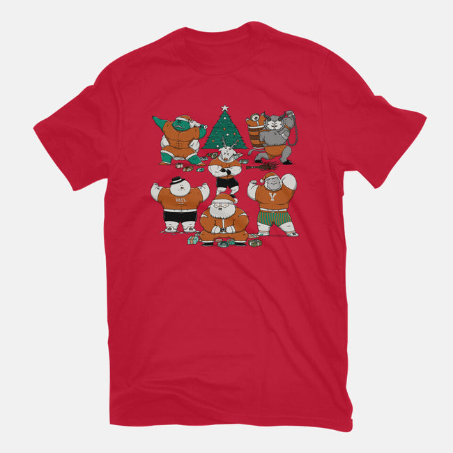 Merry Muscular Christmas-Mens-Premium-Tee-pigboom