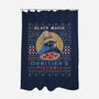 Ornitier Pizzeria Ugly Sweater-None-Polyester-Shower Curtain-LAGELANTEE