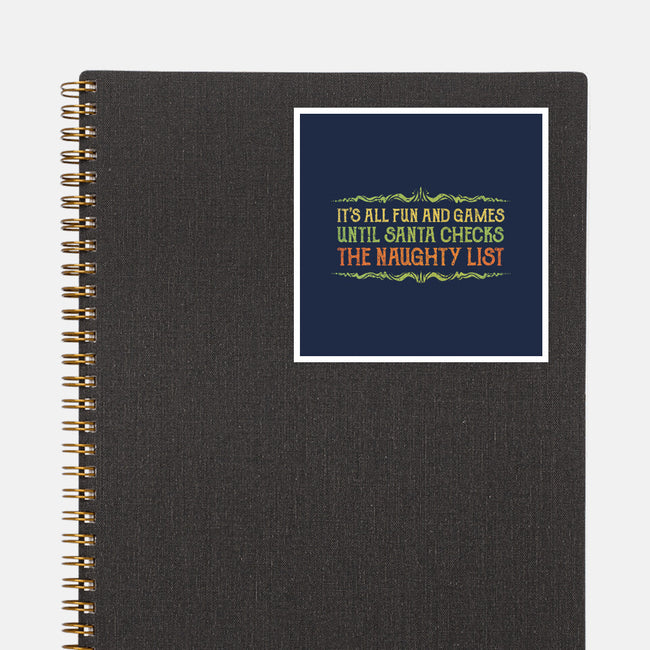 The Naughty List-None-Glossy-Sticker-kg07