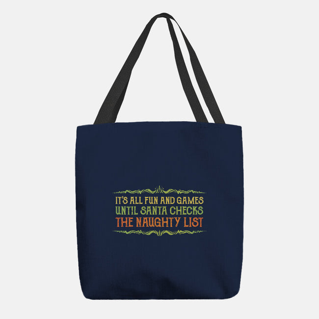 The Naughty List-None-Basic Tote-Bag-kg07