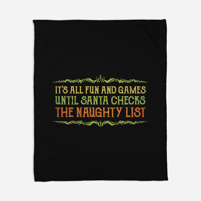 The Naughty List-None-Fleece-Blanket-kg07