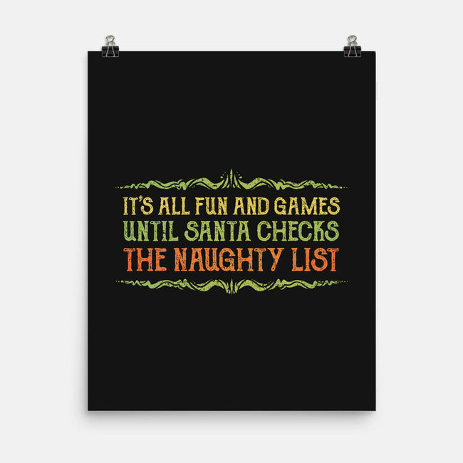 The Naughty List-None-Matte-Poster-kg07