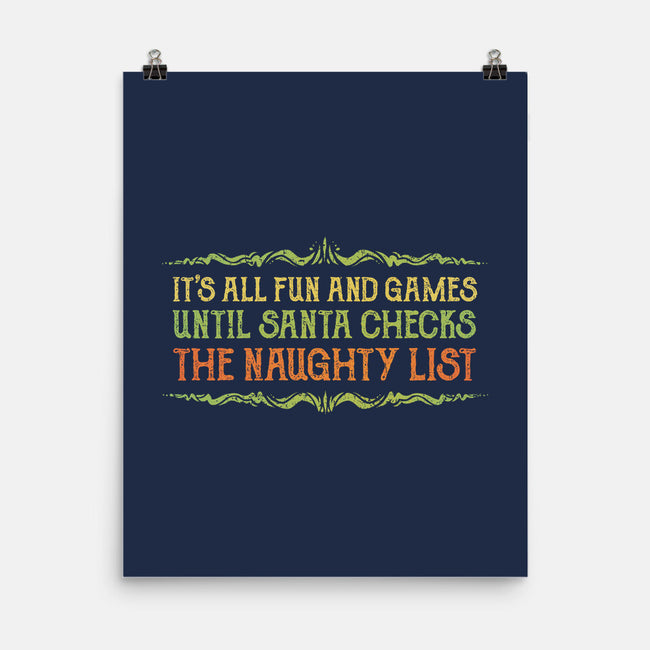 The Naughty List-None-Matte-Poster-kg07