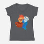 Misered-Womens-V-Neck-Tee-DrawnByBryan