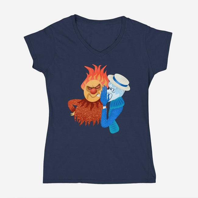 Misered-Womens-V-Neck-Tee-DrawnByBryan