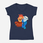 Misered-Womens-V-Neck-Tee-DrawnByBryan