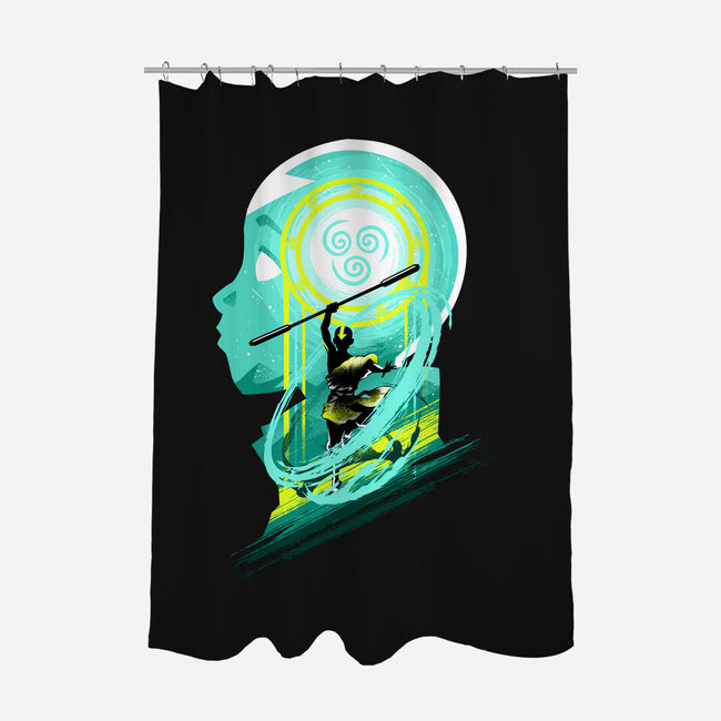 Rise Of The Airbender-None-Polyester-Shower Curtain-hypertwenty