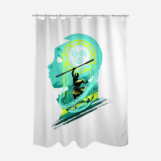 Rise Of The Airbender-None-Polyester-Shower Curtain-hypertwenty