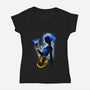 Zoey Shadow-Womens-V-Neck-Tee-hypertwenty