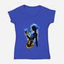 Zoey Shadow-Womens-V-Neck-Tee-hypertwenty