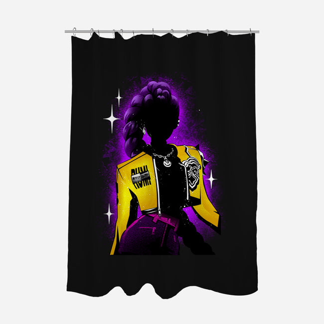 Rumi Shadow-None-Polyester-Shower Curtain-hypertwenty