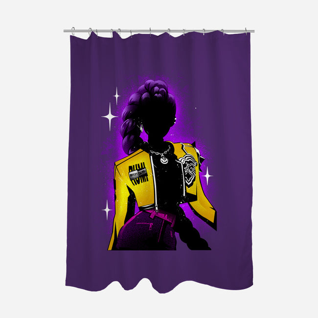 Rumi Shadow-None-Polyester-Shower Curtain-hypertwenty