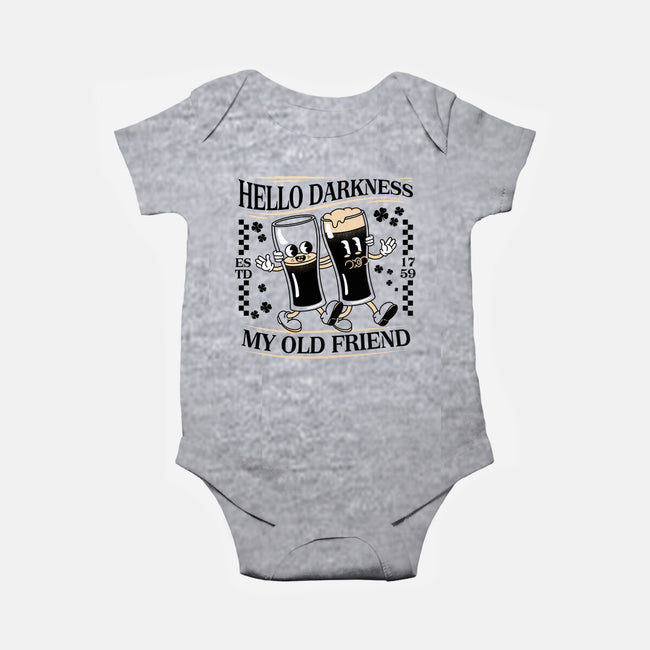Hello Darkness-Baby-Basic-Onesie-rocketman_art