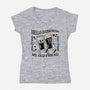 Hello Darkness-Womens-V-Neck-Tee-rocketman_art