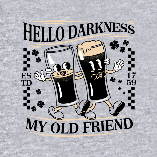 Hello Darkness-Womens-Fitted-Tee-rocketman_art