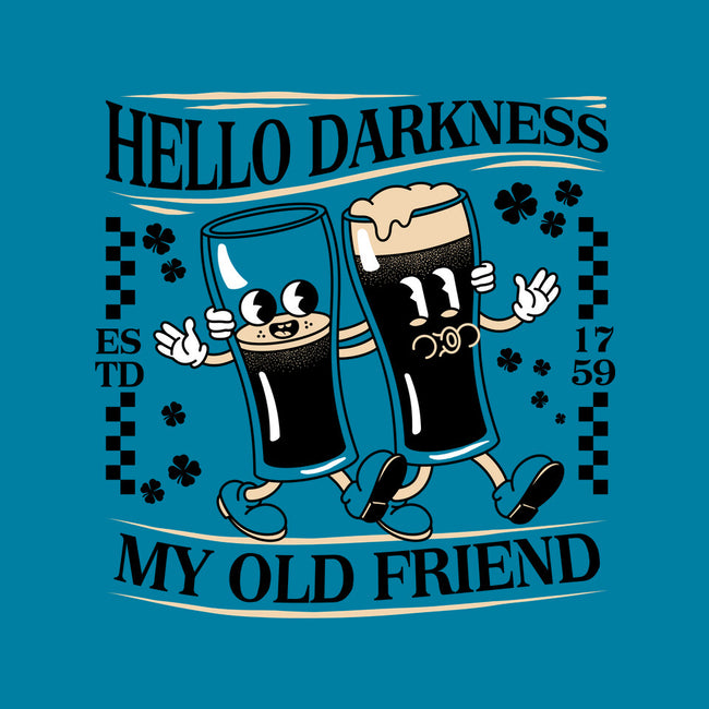 Hello Darkness-Womens-Fitted-Tee-rocketman_art