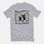 Hello Darkness-Womens-Fitted-Tee-rocketman_art