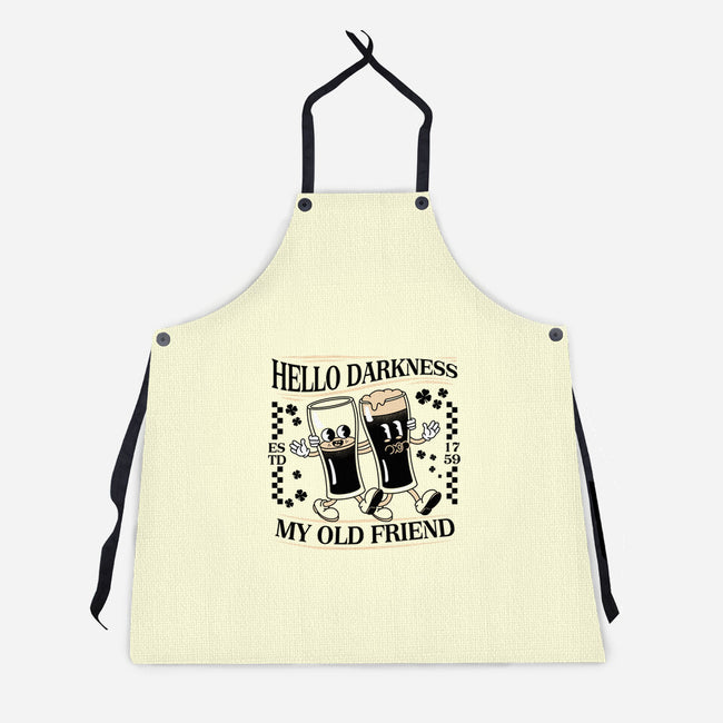 Hello Darkness-Unisex-Kitchen-Apron-rocketman_art