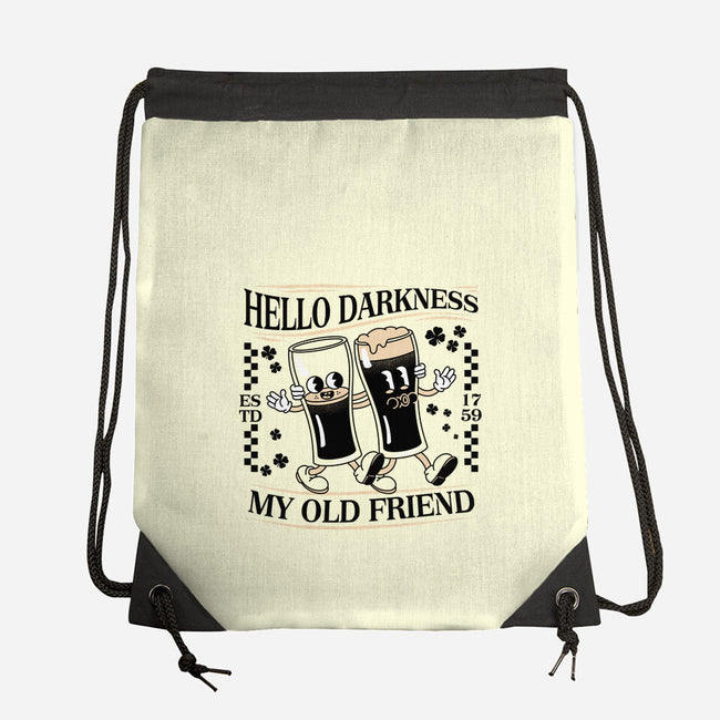 Hello Darkness-None-Drawstring-Bag-rocketman_art
